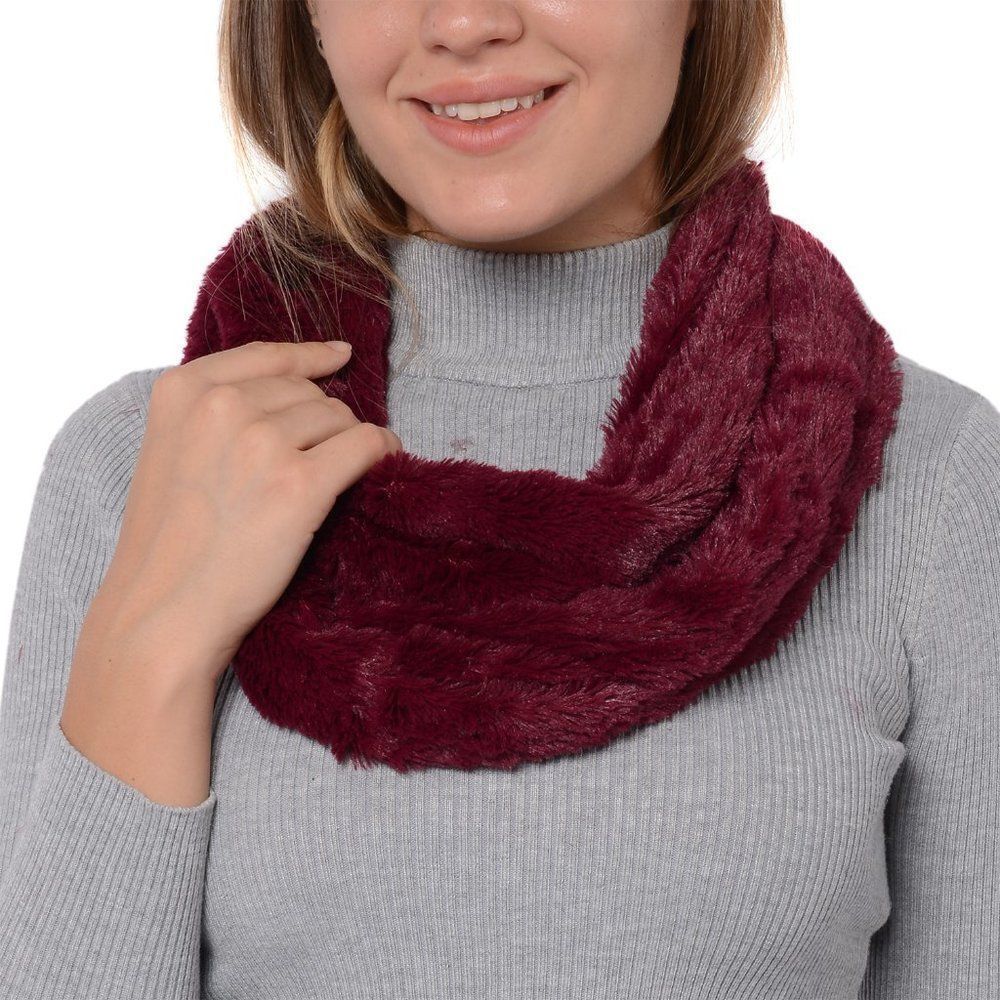 Infinity Scarfs Neck Warmer Wine